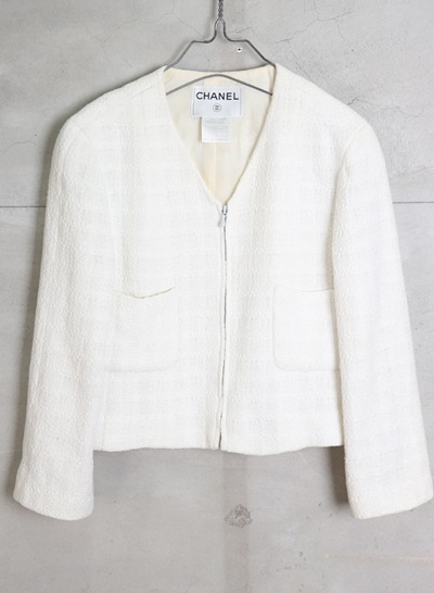 (Made in FRANCE) CHANEL tweed jacket