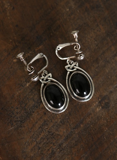 ※ silver clip earring