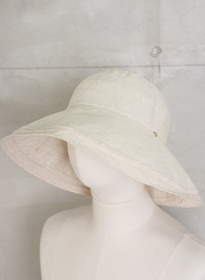 HUSHUSH linen blend bucket hat