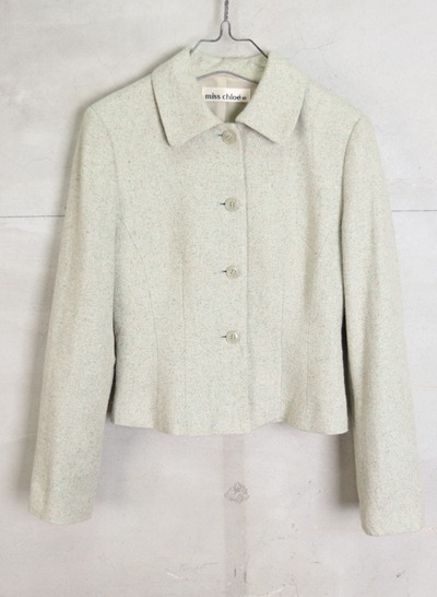 (Made in JAPAN) MISS CHLOE wool herringbone jacket