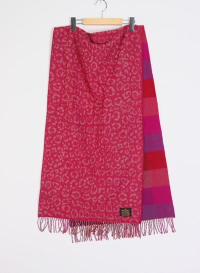(Made in SCOTLAND) GLEN PRINCE wool shawl &amp; muffler