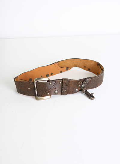 JUNGLE CATS leather belt
